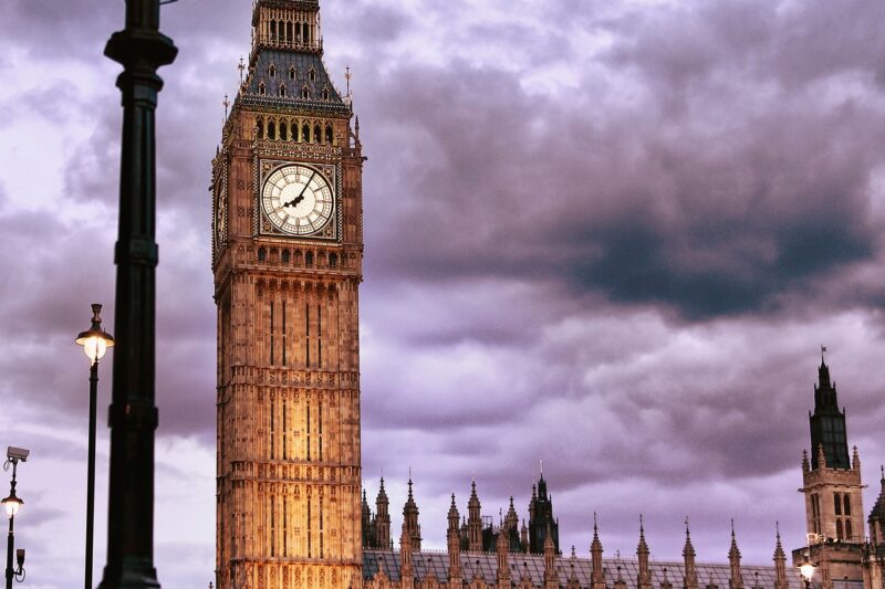 Big Ben in the evening